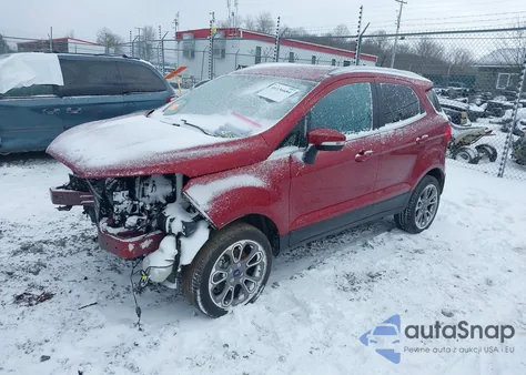 2020 Ford Ecosport Titanium z USA, uszkodzony, nr VIN MAJ6S3KL5LC377154